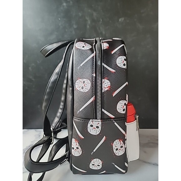 Bioworld x Friday the 13th Mini Backpack Bag Voorhees Horror - Picture 5 of 10